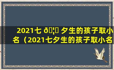 2021七 🦊 夕生的孩子取小名（2021七夕生的孩子取小名好吗）